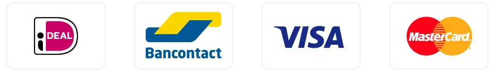 Veilig betalen via iDEAL, Bancontact, Visa en Mastercard