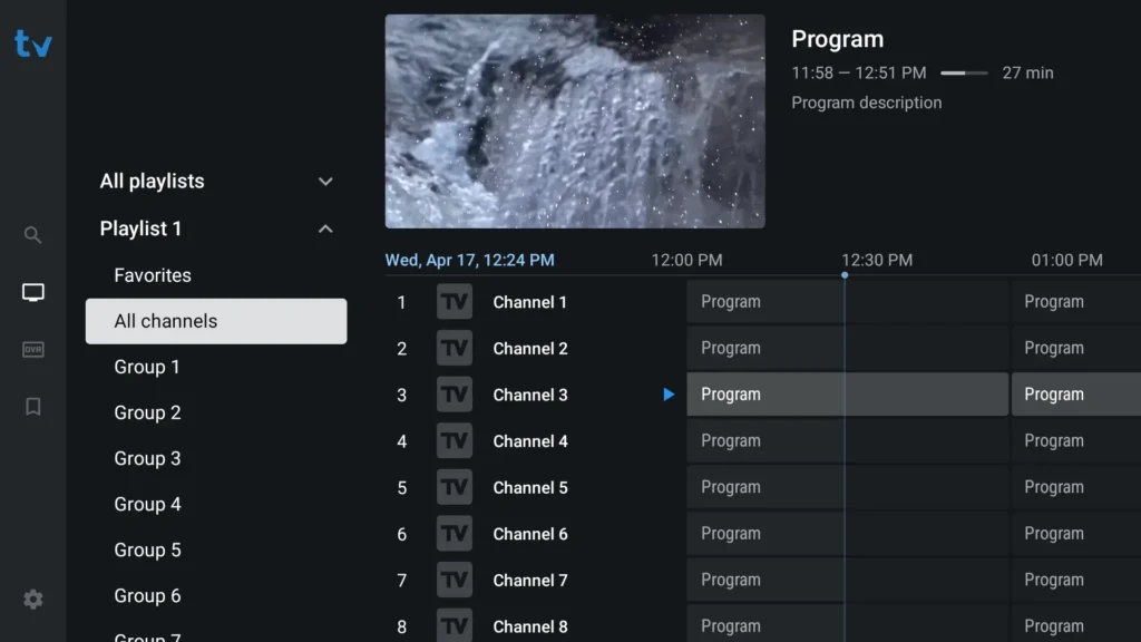 tivimate iptv voor chromecast